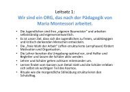 Wir sind ein ORG, das nach der PÃ¤dagogik von Maria Montessori ...