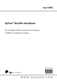 EpiTect Bisulfite Handbook