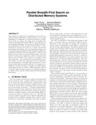Parallel Breadth-First Search on Distributed Memory Systems
