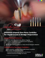 Diamond-shaped One-Piece Carbides for Rapid Crown & Bridge ...