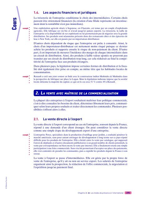 Les modes de prÃ©sence Ã  l'international - Decitre