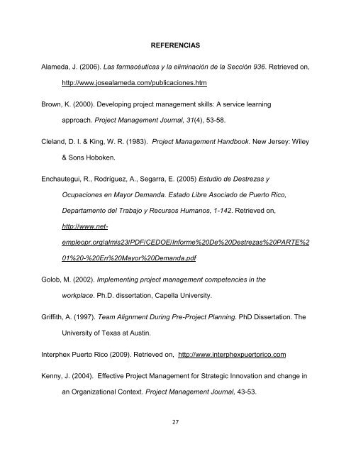 Abstract - Quest for Global Competitiveness - Universidad de Puerto ...