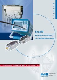 SnapN connectors - IMS Connector Systems