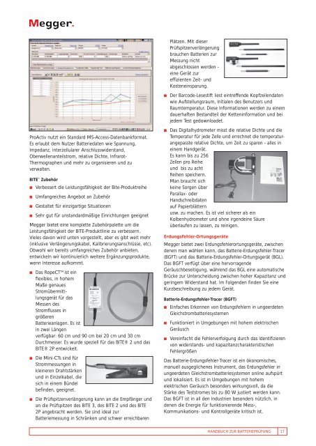 HANDBUCH ZUR BATTERIEPRÃFUNG - TML GmbH