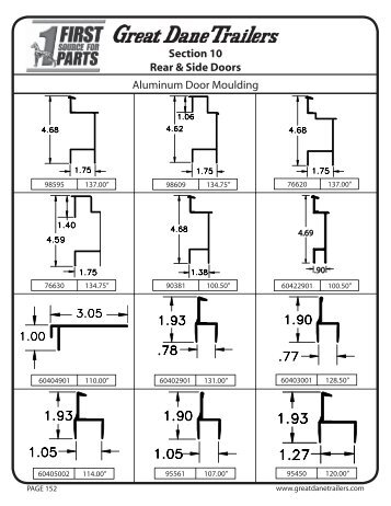 Door Molding & Gasket - Great Dane Trailers