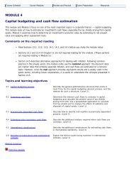 MODULE 4 Capital budgeting and cash flow estimation - PD Net