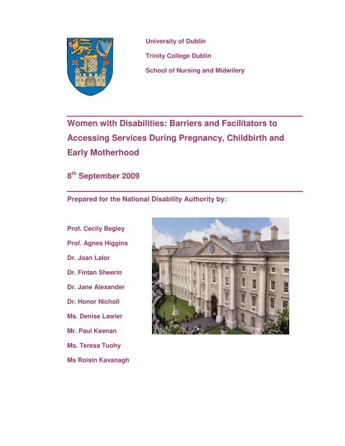 Women with Disabilities: Barriers and Facilitators to Accessing ...