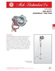 Type 8281 â 200 Watt DigiMole HMI Par - Mole-Richardson