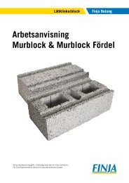 Arbetsanvisning Murblock & Murblock FÃ¶rdel - Finja