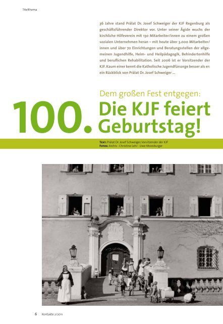 Menschen im Gespräch - KJF Regensburg