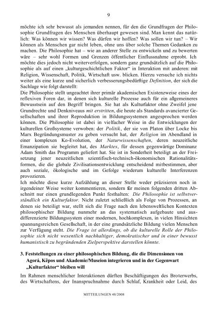 Mitteilungen des Fachverbandes Philosophie - Fachverband ...
