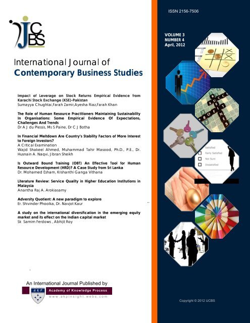 International Journal of Contemporary Business Studies