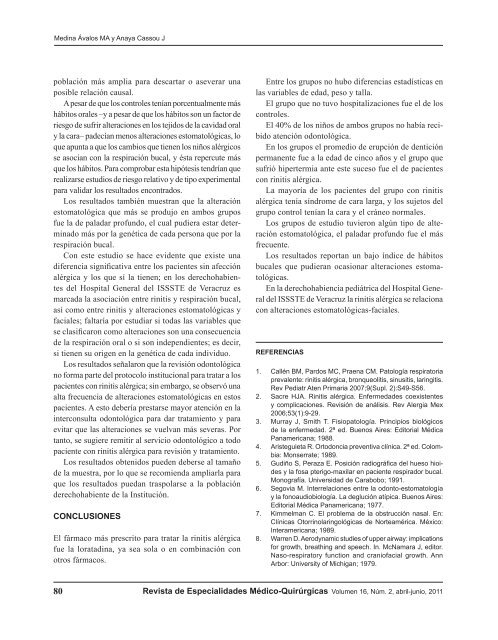 Revista de Especialidades Médico-Quirúrgicas - Revistas Médicas ...