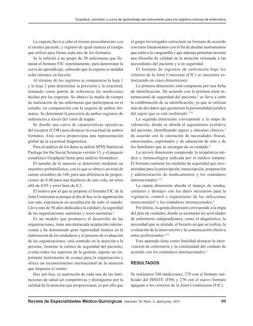 Revista de Especialidades Médico-Quirúrgicas - Revistas Médicas ...