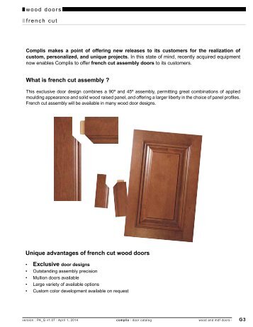 Unique advantages of french cut wood doors What is ... - COMPLIS