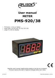 PMS-920/38 - Aplisens