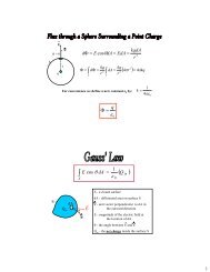 Gauss' Law:Spherical Charge Distribution. The Flux of a Uniform ...