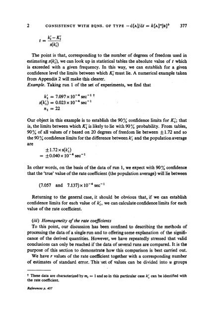 Practice of Kinetics (Comprehensive Chemical Kinetics, Volume 1)