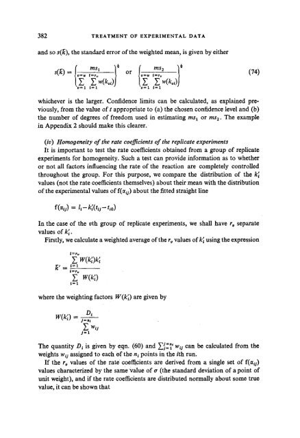 Practice of Kinetics (Comprehensive Chemical Kinetics, Volume 1)