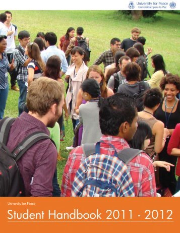 UPEACE Student Handbook 2011-2012 - The University for Peace