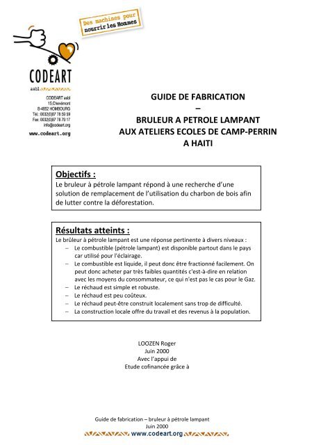 2000-guide fabrication brÃ»leur pÃ©trole lampant