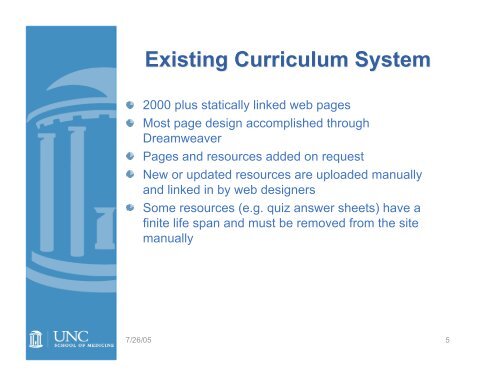 Case Study: UNC Medical School - Plone