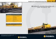 loading and unloading long-welded rails quick, economical, safe