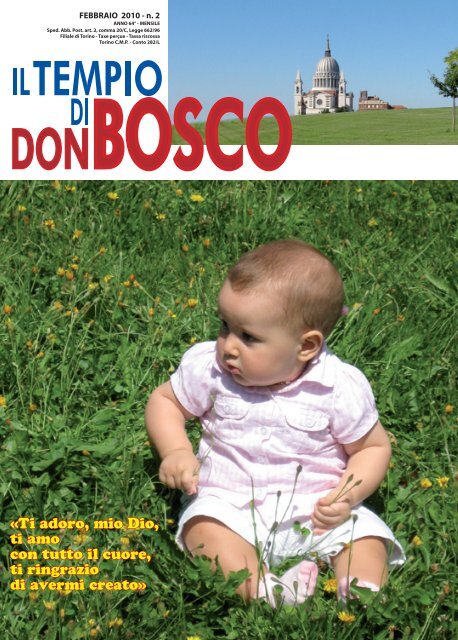 Â«Ti adoro, mio Dio, ti amo con tutto il cuore, ti ... - Colle Don Bosco