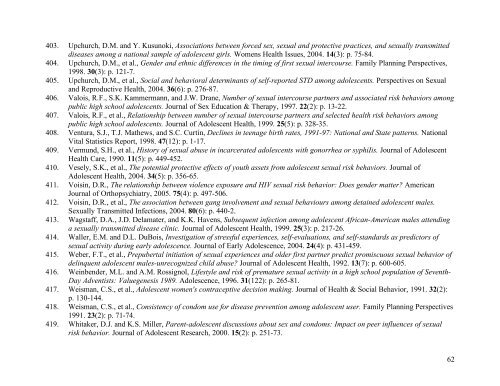 A Matrix of Risk and Protective Factors Affecting ... - ETR Associates