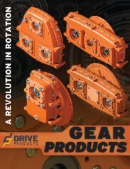 Hydraulic Pump Drives Brochure - Drive Products