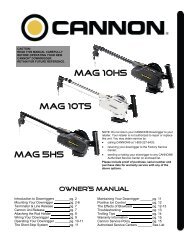 Mag 5 and 10 HS Manual - Cannon Downriggers