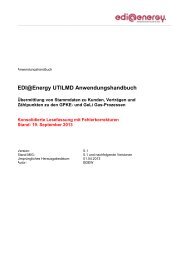 UTILMD AHB GPKE GeLi Gas 5.1 Konsolidierte ... - Edi-energy.de