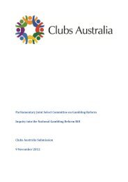 National Gambling Reform Bill 2012 and other related bills