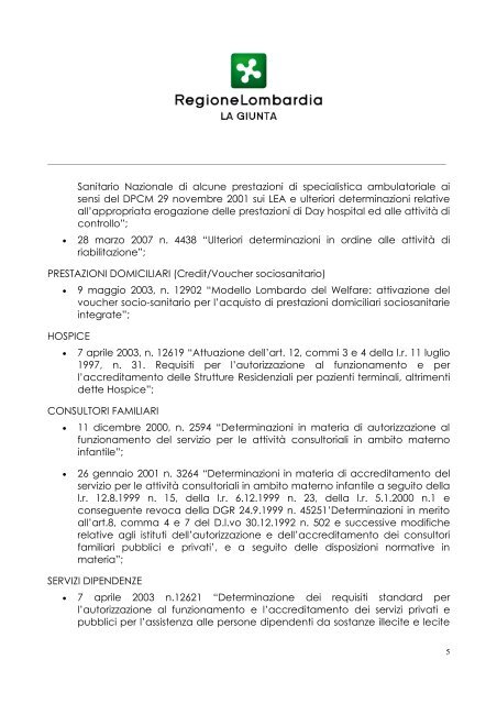 DGR 3540 del 30-05-2012 Procedure e requisiti vigilanza - Arlea