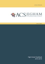 Egham pdf - ACS International Schools