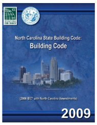 NC Building Code (2009)