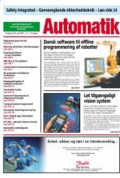 Let tilgængeligt vision system Dansk software til ... - Teknik og Viden