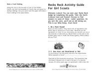 Rocks Rock Activity Guide - Arizona-Sonora Desert Museum