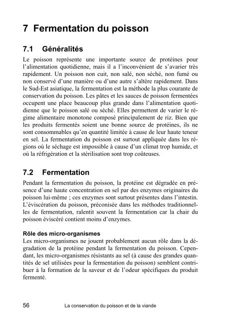 La conservation du poisson et de la viande - Anancy