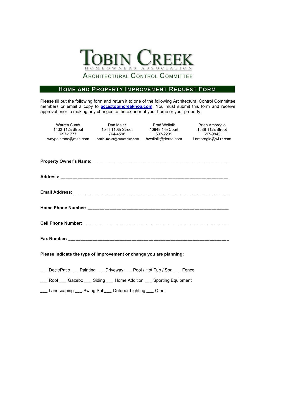 Please fill in the form Please fill in the form