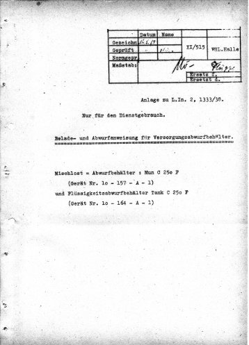 Abwurfbehälter 250 F - Deutsche Luftwaffe