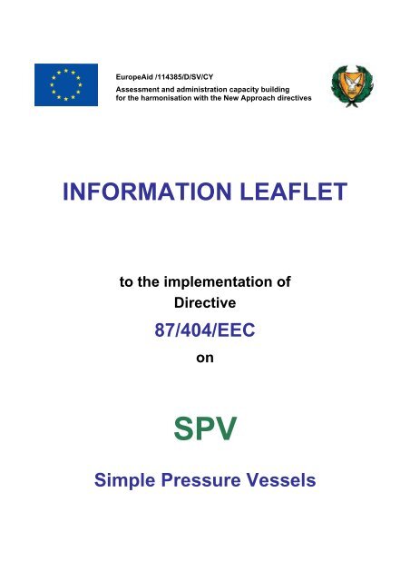 information leaflet - Cyprus Organization for the Promotion of Quality