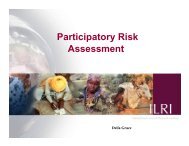 Participatory Risk Assessment - the Safe Food, Fair Food wiki!