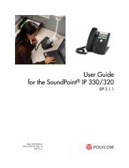 SoundPoint IP 330 User Guide