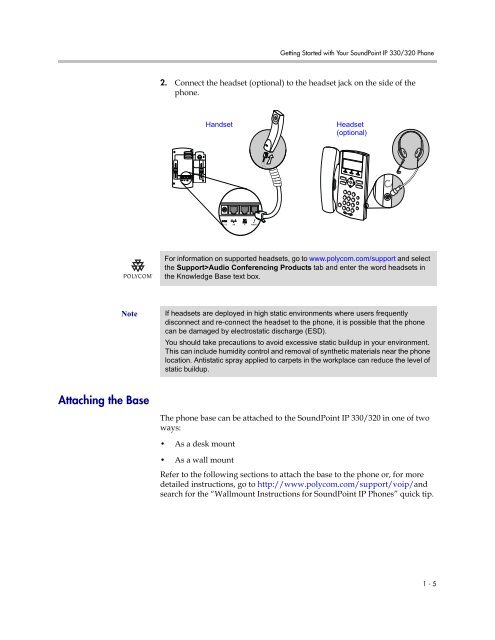 SoundPoint IP 330 User Guide