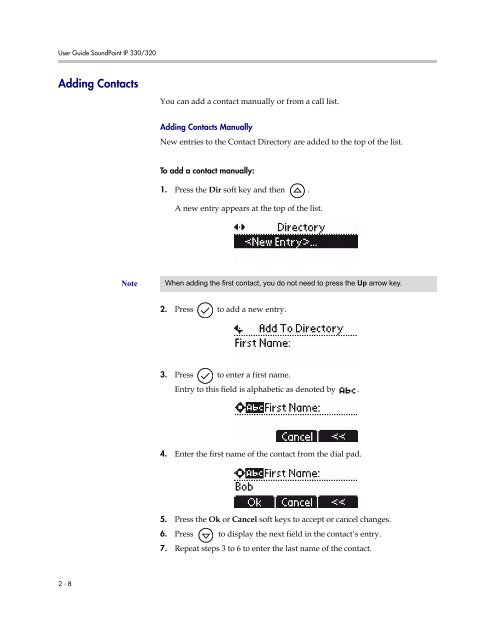 SoundPoint IP 330 User Guide