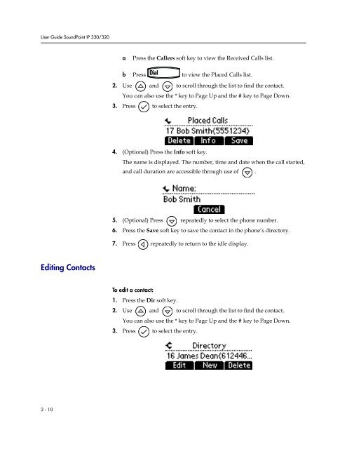 SoundPoint IP 330 User Guide