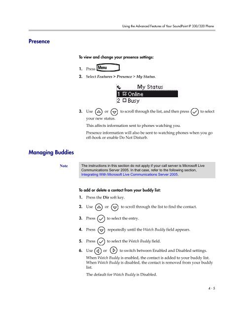 SoundPoint IP 330 User Guide