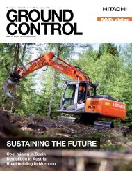 GROUND The Magazine Of Hitachi Construction Machinery (Europe