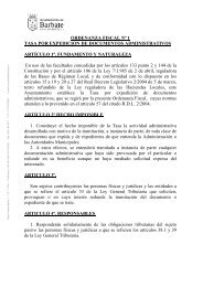 Ordenanza 1: Tasa por expediciÃ³n de documentos pÃºblicos